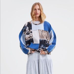 Abstract Print Top
